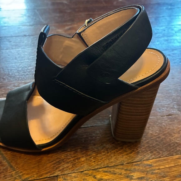 Siegerson Morrison wooden high heel sandals - 8.5 - Picture 7 of 8